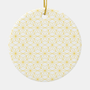Goldene Sterne Keramik Ornament