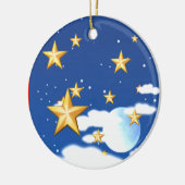 Goldene Sterne Keramikornament (Links)