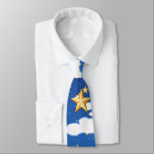 Goldene Sterne - Krawatte (Gebunden)