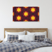Goldene Sterne Leinwand (Insitu (Schlafzimmer))