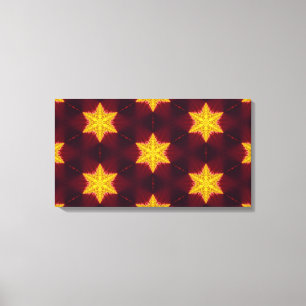 Goldene Sterne Leinwand