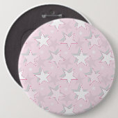 Goldene Sterne Muster 1 Button (Vorne & Hinten)
