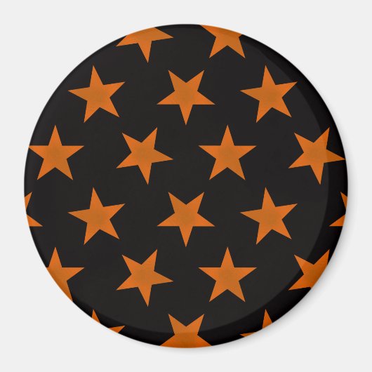 Goldene Sterne Muster 5 Magnet (Vorne)
