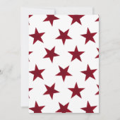 Goldene Sterne Muster 7 Karte (Vorderseite)