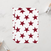 Goldene Sterne Muster 7 Karte (Vorderseite/Rückseite Beispiel)