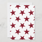 Goldene Sterne Muster 7 Karte (Rückseite)