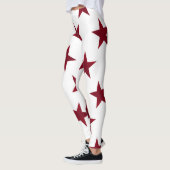 Goldene Sterne Muster 7 Leggings (Links)