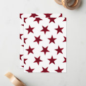 Goldene Sterne Muster 7 Mitteilungskarte (Vorderseite/Rückseite Beispiel)