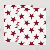 Goldene Sterne Muster 7 Mitteilungskarte (Vorne/Hinten)