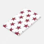 Goldene Sterne Muster 7 Post-it Klebezettel (angewinkelt)