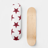Goldene Sterne Muster 7 Skateboard (Vorderseite)