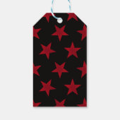 Goldene Sterne Muster 8 Geschenkanhänger (Rückseite)