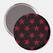 Goldene Sterne Muster 8 Magnet (Vorderseite/Rückseite)