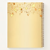 Goldene Sterne Notizblock (Rückseite)