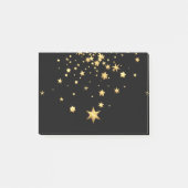 Goldene Sterne Post-it Klebezettel (Vorderseite)