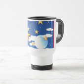 Goldene Sterne - Reisebecher (VorderseiteRechts)