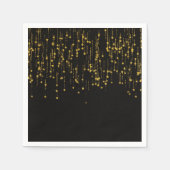 Goldene Sterne Serviette (Vorderseite)