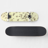 Goldene Sterne Skateboard (Horizontal)