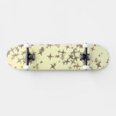 Goldene Sterne Skateboard (Horizontal)