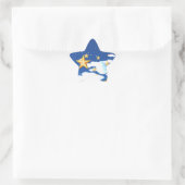 Goldene Sterne - Stern-Aufkleber (Tasche)