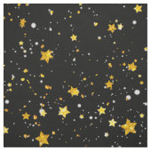 Goldene Sterne Stoff (Muster)