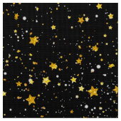 Goldene Sterne Stoff (Nahaufnahme)