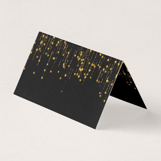 Goldene Sterne Visitenkarten (Vorderseite)