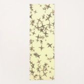 Goldene Sterne Yogamatte (Vorderseite)