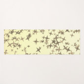 Goldene Sterne Yogamatte (Vorderseite (Horizontal))
