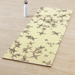 Goldene Sterne Yogamatte