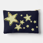 Goldene Sternexplosion Zubehörtasche (Rückseite)