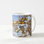 Goldene Stifte Kaffeetasse (VorderseiteRechts)