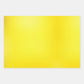 Goldene Stille Geschenkpapier Set (Vorderseite)