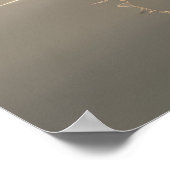 Goldene Stille Poster (Ecke)