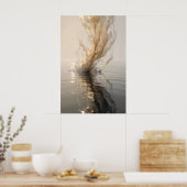 Goldene Stille Poster (Küche)