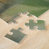 Goldene Stille - ruhender Leopard in Foliage Puzzle (Seite)