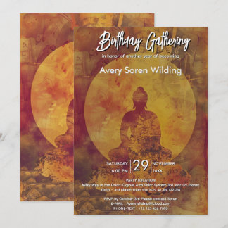 Goldene Stille | Spiritual Light Design Einladung