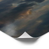 Goldene Stille — Urbane Reflexion Poster (Ecke)