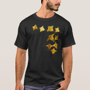 Goldene Stingrochen T-Shirt