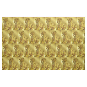 goldene Stoffe, buntes Haus Textilien schön Stoff