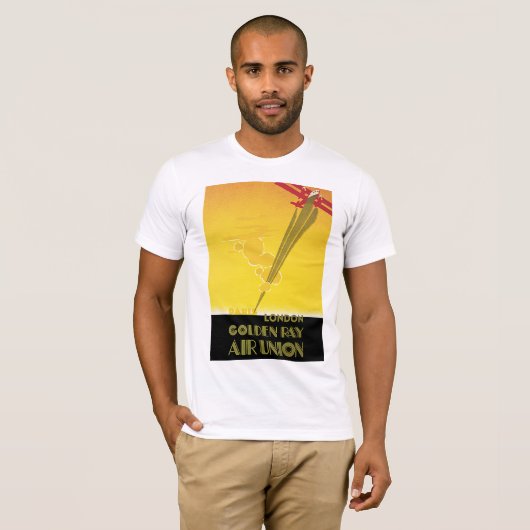 Goldene Strahl ~ Luft-Gewerkschaft T-Shirt (Vorne ganz)