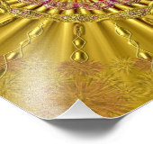 "Goldene Strahlen" als Fotodruck ca. 30 cm x 30 cm (Ecke)