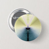 Goldene Strahlen Button (Vorne & Hinten)