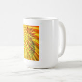 Goldene Strahlen durch eine große Ananas Kaffeetasse (VorderseiteRechts)