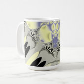 Goldene Strahlen Kaffeetasse (Vorderseite Links)