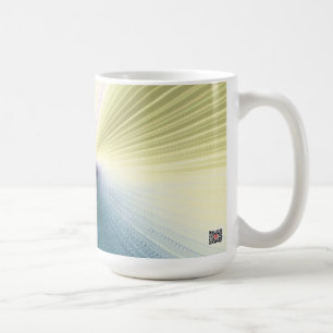 Goldene Strahlen Kaffeetasse