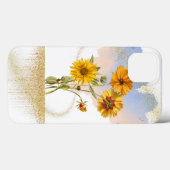 Goldene Strahlung Case-Mate iPhone Hülle (Rückseite (Horizontal))