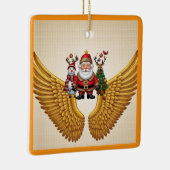 "Goldene Strahlung" Keramikornament (Rechts)