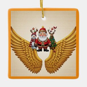 "Goldene Strahlung" Keramikornament