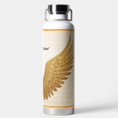 Goldene Strahlung Trinkflasche (Rückseite)